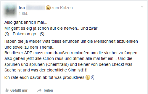 PokemonGo und Chemtrails