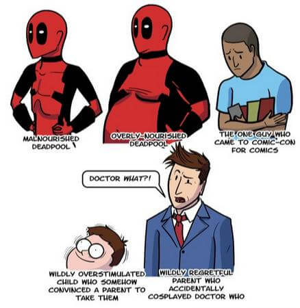Nerds auf Conventions
