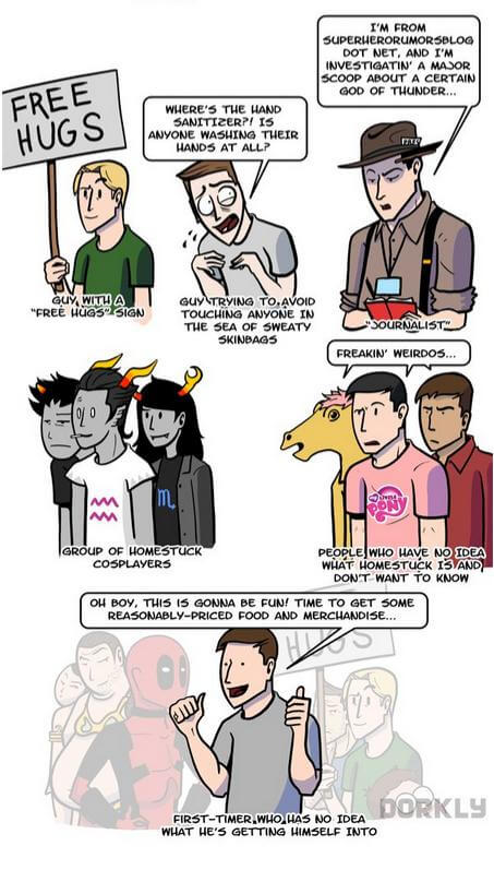 Nerds auf Conventions